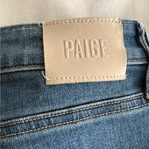 PAIGE High-Rise Light Blue Denim Jeans